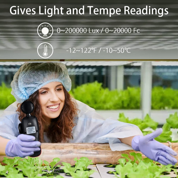 Medidor Digital de Luz Lux Wintact WT81 para Fábrica / Escola / Casa e Diversas Ocasiões, Alcance: 0-200.000 Lux