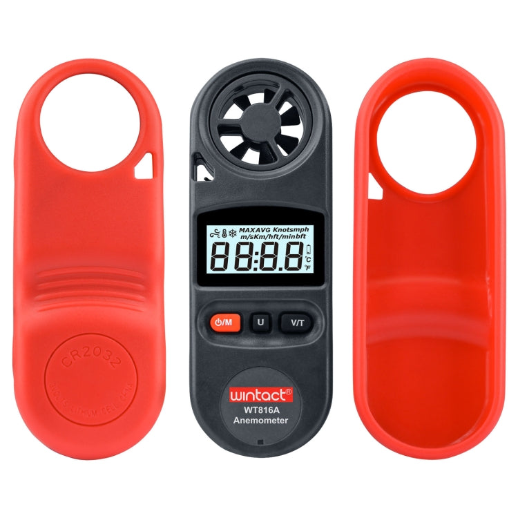 Termómetro Eletrónico Digital Anemómetro Wintact WT816A, WT816A