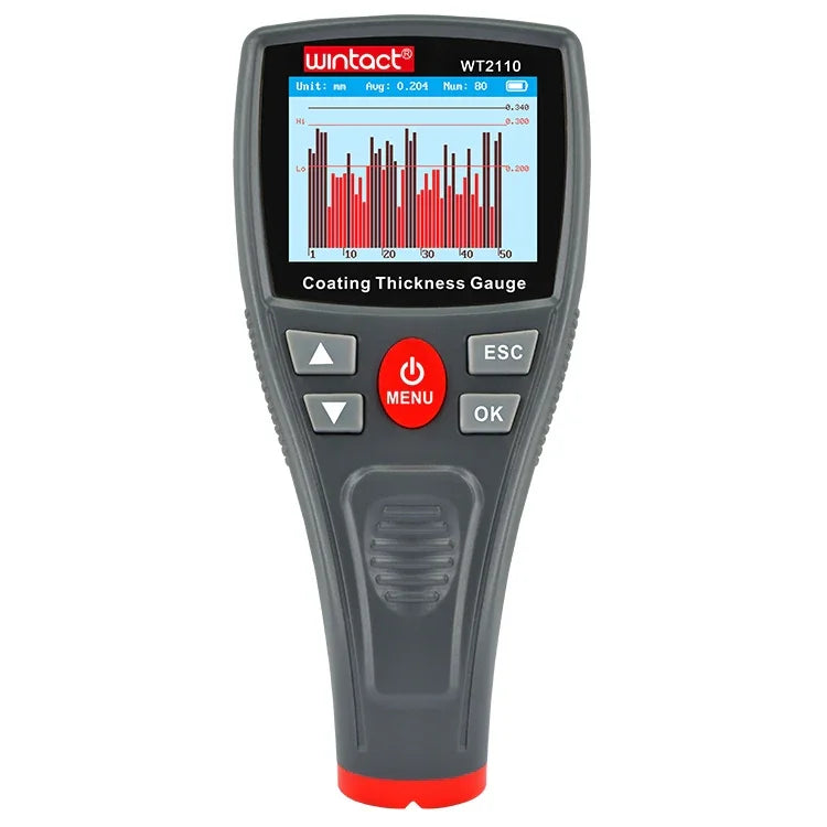 Medidor de Espessura de Revestimento com Ecrã a Cores Wintact WT2110, WT2110