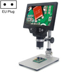 Microscópio Digital Eletrónico Portátil de Secretária com Ecrã LCD de 7 polegadas G1200 1200X, Ficha AU, Bateria de Lítio Ficha AU, Bateria de Lítio Ficha EU, Bateria de Lítio Ficha UK, Bateria de Lítio Ficha US