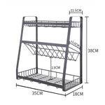 Creative Kitchen Three-layer Storage Shelf Spice Rack, 2