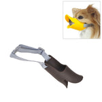 Cute Duck Mouth Shape Silicone Muzzle for Pet Dog, Size: M, M  Yellow, M  Coffee, M  Pink