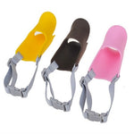 Cute Duck Mouth Shape Silicone Muzzle for Pet Dog, Size: M, M  Yellow, M  Coffee, M  Pink