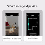 Medidor de distância inteligente original Xiaomi Mijia com visor LCD e laser