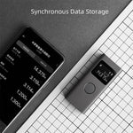 Medidor de distância inteligente original Xiaomi Mijia com visor LCD e laser