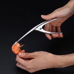 Ferramenta para Descascar Camarão em Aço Inoxidável 304, Removedor de Casca de Marisco, Gadgets de Cozinha, Removedor de Casca de Marisco