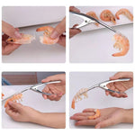 Ferramenta para Descascar Camarão em Aço Inoxidável 304, Removedor de Casca de Marisco, Gadgets de Cozinha, Removedor de Casca de Marisco