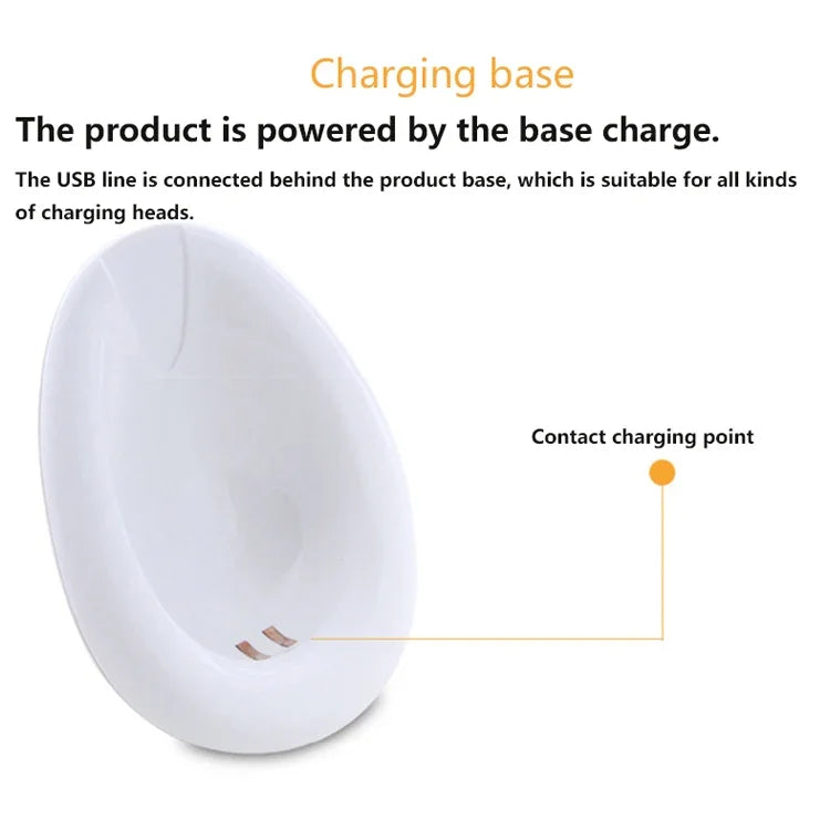 Instrumento de Massagem Elétrico de Peito Portátil à Prova de Água USB CNaier AE-906