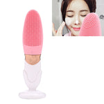CNaier AE-618 Limpeza Facial Elétrica com Onda Acústica de Silicone Alimentada a Pilhas, AE-618(Laranja), AE-618(Rosa), AE-618(Verde), AE-618(Azul)