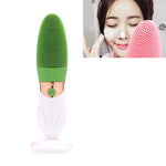CNaier AE-618 Limpeza Facial Elétrica com Onda Acústica de Silicone Alimentada a Pilhas, AE-618(Laranja), AE-618(Rosa), AE-618(Verde), AE-618(Azul)