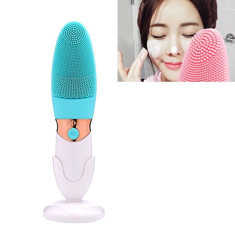 CNaier AE-618 Limpeza Facial Elétrica com Onda Acústica de Silicone Alimentada a Pilhas, AE-618(Laranja), AE-618(Rosa), AE-618(Verde), AE-618(Azul)