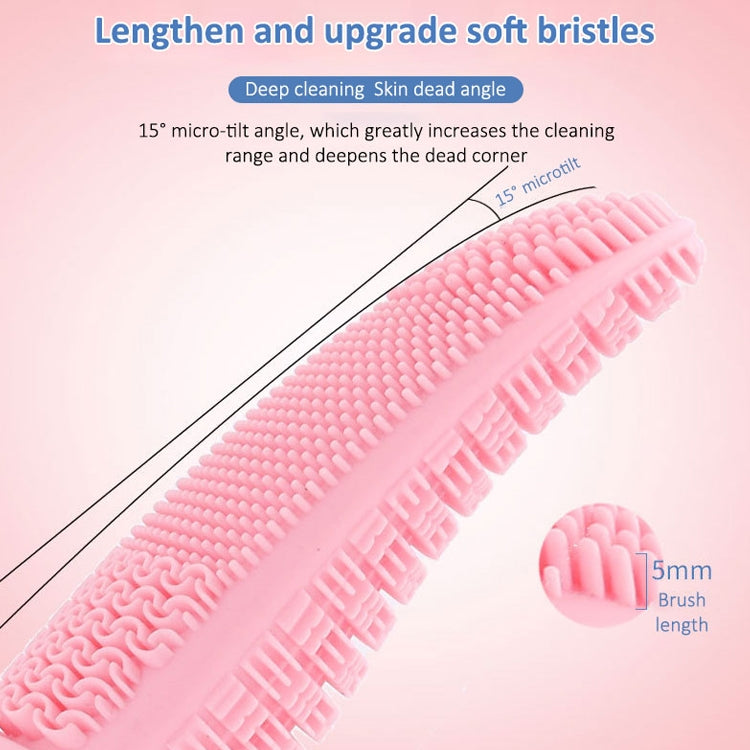 CNaier AE-618 Limpeza Facial Elétrica com Onda Acústica de Silicone Alimentada a Pilhas, AE-618(Laranja), AE-618(Rosa), AE-618(Verde), AE-618(Azul)