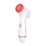 CNaier AE-868 Limpador Facial Elétrico de Silicone com Vibração Ultrassónica a Pilhas, AE-868 (Rosa), AE-868 (Azul)