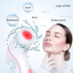 CNaier AE-868 Limpador Facial Elétrico de Silicone com Vibração Ultrassónica a Pilhas, AE-868 (Rosa), AE-868 (Azul)