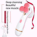 Limpeza Facial Elétrica de Silicone CNaier AE-878 com Carregamento USB, AE-878(Rosa), AE-878(Azul)