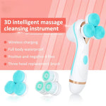 Limpeza Facial Elétrica de Silicone CNaier AE-878 com Carregamento USB, AE-878(Rosa), AE-878(Azul)