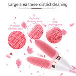Escova Eléctrica de Massagem Corporal de Silicone à Prova de Água para Casa CNaier AE-8381