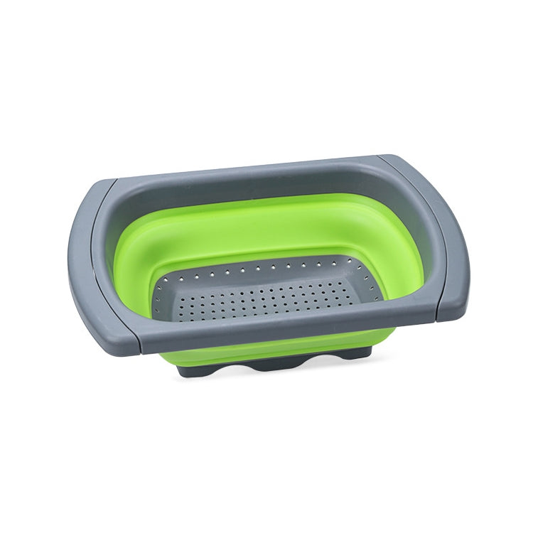 kn003 Cesto Retrátil para Filtro de Água de Frutas e Legumes Doméstico, Verde, Vermelho