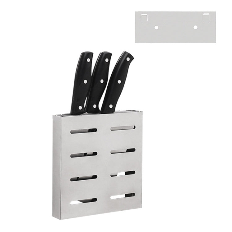 Suporte de Facas de Parede para Cozinha em Aço Inoxidável 304, Suporte para Facas