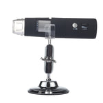 Microscópio Digital USB WiFi com Ampliação de 50X~1000X, Sensor de Imagem HD 1920x1080P, 8 LEDs e Suporte Profissional