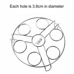 Steamer Rack Basket Egg Vegetable Steaming Trivet for Instant Pot Pressure Cooker, Diameter: 17.5cm, Height: 8cm, Diameter: 17.5cm, Height: 8cm