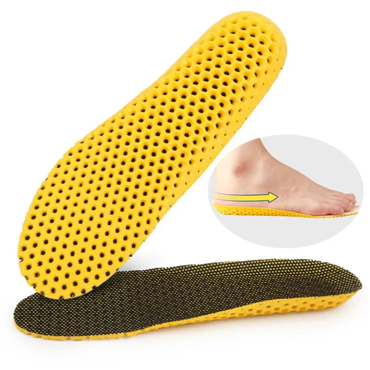 1 Par de Palmilhas Esportivas com Absorção de Impactos, Respirável, Macia e Espessa para Absorção de Suor para Homem / Mulher, Tamanho: L(41-46)