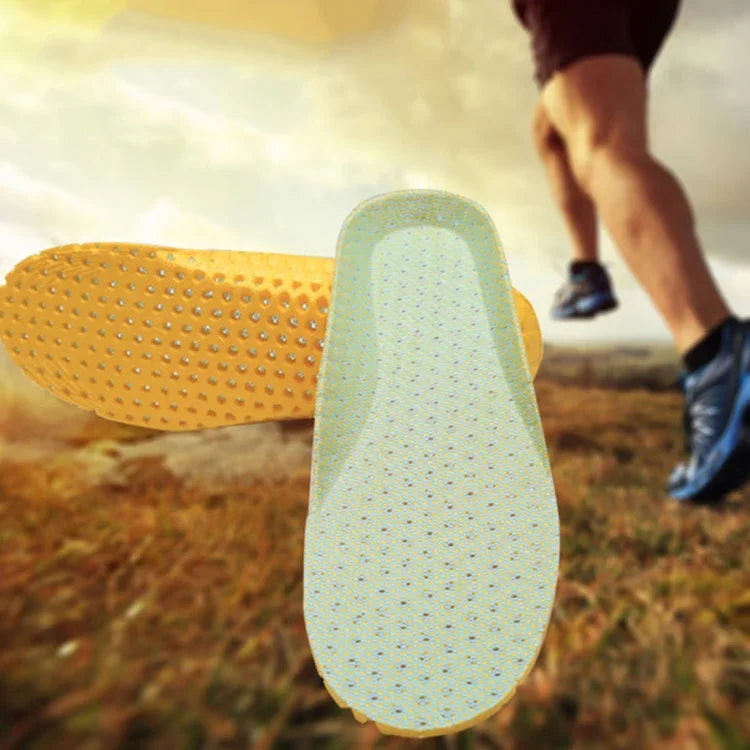 1 Par de Palmilhas Esportivas com Absorção de Impactos, Respirável, Macia e Espessa para Absorção de Suor para Homem / Mulher, Tamanho: L(41-46)