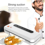 Household Commercial Food Vacuum Plastic Packaging Machine Sealer Closer Machine, US Plug, Food US Plug (Black), Food US Plug (White)