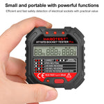Testador de Tomada com Ecrã Digital Multifuncional HABOTEST HT107D, HT107D (Plugue US), HT107D (Plugue UK), HT107D (Plugue EU)