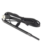 i96 Escopo Auricular USB 3 em 1 Inspeção Câmera HD 0.3MP Colher Visual para Ouvido para Telefones Android OTG & PC & MacBook, Cabo de 1,85m, 3 em 1 Preto 0.3MP