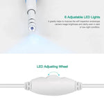 i95 Escopo Auricular USB 3 em 1 Inspeção Câmera HD 0.3MP Colher Visual para Ouvido para Telefones Android OTG & PC & MacBook, Cabo de 1,75m, 3 em 1 Branco 0.3MP