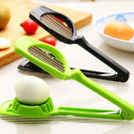 Ferramenta Multifuncional Portátil para Cozinha, Cortador e Fatiador em Aço Inoxidável para Alimentos, Frutas, Legumes, Ovos, Cogumelos, Kiwi, Tomate, Limão, Morango, Fatiador de Ovos 3
