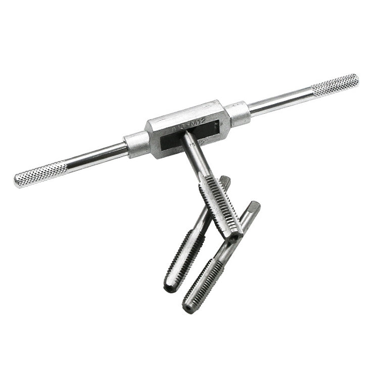 Conjunto de 20 Peças de Machos e Matrizes de Múltiplas Especificações, Chave de Catraca para Roscar Métrica Manual, 20 Peças