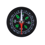 10 bússolas plásticas de 40mm para desporto ao ar livre, campismo e caminhadas, guia de orientação para caminhantes, entrega com cor aleatória, 40mm