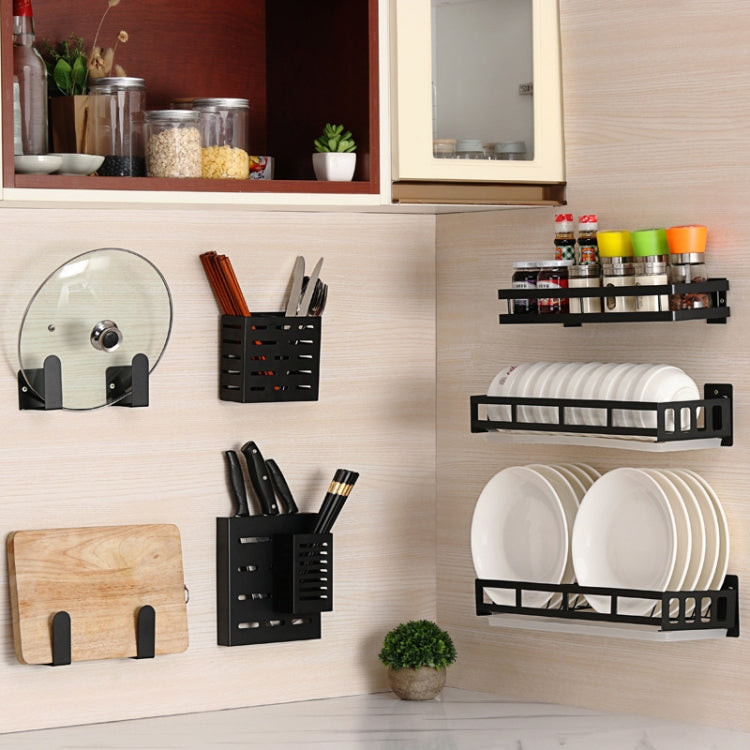 Suporte de Parede para Cozinha em Aço Inoxidável para Facas, Pauzinhos e Recipiente, Suporte para Facas, Pauzinhos e Recipiente