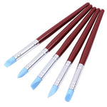 5 Peças de Ferramentas Flexíveis com Ponta de Borracha para Modelagem de Argila Cerâmica, XPC-3203