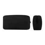 Bolsa de Armazenamento de Viagem Simples e Multifuncional para Dispositivos Digitais, para Telemóveis, Power Bank, Pen Drive, Auriculares, Cabos de Dados, etc., Pequeno: 16*11*5cm, Preto, Rosa, Cinzento, DY01 16x11x5cm