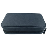 Bolsa de Armazenamento de Viagem Simples e Multifuncional para Dispositivos Digitais, para Telemóveis, Power Bank, Pen Drive, Auriculares, Cabos de Dados, etc., Pequeno: 16*11*5cm, Preto, Rosa, Cinzento, DY01 16x11x5cm