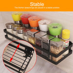 Suporte de Parede para Temperos de Cozinha Sem Perfuração 40cm, 40cm