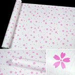 Papel de Parede Adesivo Decorativo Criativo 3D Pedra Tijolo Flor de Cerejeira em Pó para Quarto e Sala, Resistente à Água, Rolo de Papel de Parede, Tamanho: 45 x 1000cm, Flor de Cerejeira em Pó
