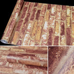 Papel de Parede Adesivo Decorativo Criativo 3D Pedra Tijolo Europeu para Quarto e Sala, Resistente à Água, Rolo de Papel de Parede, Tamanho: 45 x 1000cm, Tijolo Europeu