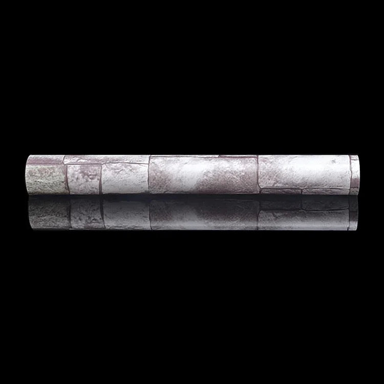 Papel de Parede Adesivo Decorativo Criativo 3D Pedra Tijolo Qingshi para Quarto e Sala, Resistente à Água, Rolo de Papel de Parede, Tamanho: 45 x 1000cm, Qingshi