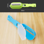 2 Unidades Raspador de Peixe Essencial de Cozinha Faca para Escamar Peixe com Tampa, 20x5,2cm Rosa, 20x5,2cm Verde, 20x5,2cm Azul