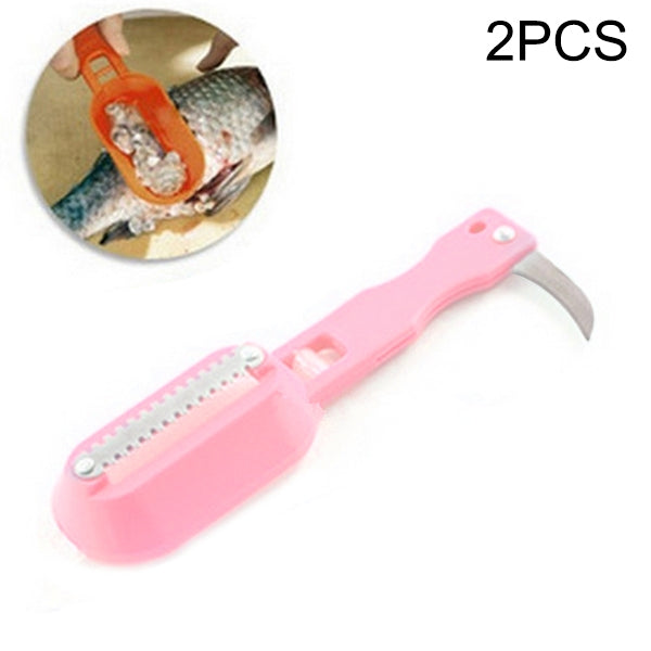 2 Unidades Raspador de Peixe Essencial de Cozinha Faca para Escamar Peixe com Tampa, 20x5,2cm Rosa, 20x5,2cm Verde, 20x5,2cm Azul