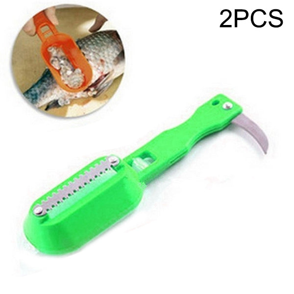 2 Unidades Raspador de Peixe Essencial de Cozinha Faca para Escamar Peixe com Tampa, 20x5,2cm Rosa, 20x5,2cm Verde, 20x5,2cm Azul