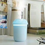 Humidificador Ultrassónico Elétrico Multifuncional 3 em 1 em Forma de Cogumelo com Aromaterapia, Névoa Fria e Porta USB Estendida