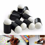 10 Unidades de Esponjas para Pintura com os Dedos, Espuma para Colorir Pontas dos Dedos, Esponja para Pintura com os Dedos