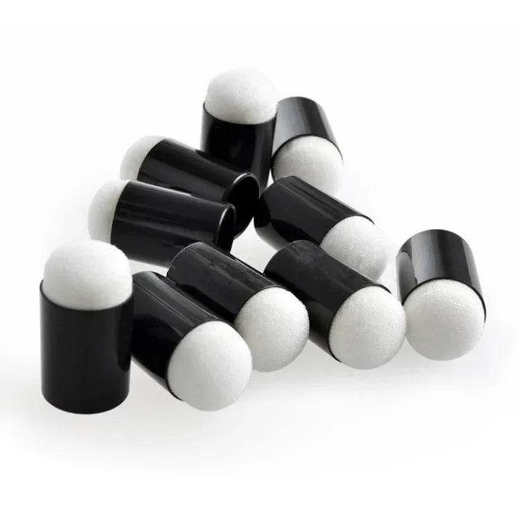 10 Unidades de Esponjas para Pintura com os Dedos, Espuma para Colorir Pontas dos Dedos, Esponja para Pintura com os Dedos