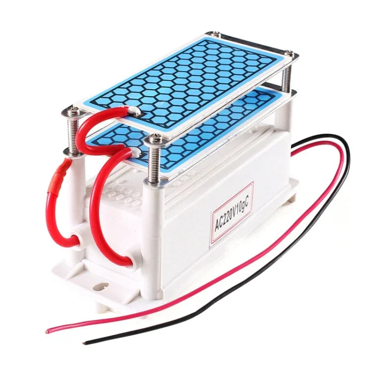 Gerador de Ozono Integrado com Placa Cerâmica de Alta Temperatura 220V 10g Purificador de Ar, AC 220V 10G