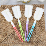 10 Unidades Escovas para Copos com Cabo Removível para Limpeza de Esponja, Escova para Copo de Vidro, Garrafa de Leite / Copo de Café / Copo de Vidro, Tamanho: 25,5x6cm, Entrega de Cor Aleatória, Escova para Copo